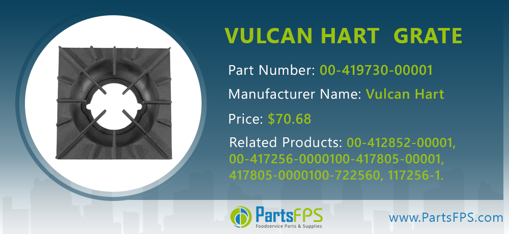Buy Restaurant Equipment Parts,Vulcan Oven Parts and VulcanHart Parts at PartsFPS